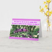 Inspirationskarte - Seien Sie Ihr Karte (Gelbe Blume)