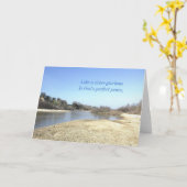 Inspirationskarte: Wie ein Fluss Glorious Karte (Gelbe Blume)