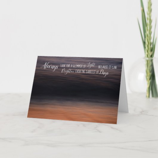 Inspirationskarte zur Förderung oder Motivation Karte (Vorderseite)