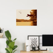 Inspirationskatze Poster (Heimbüro)