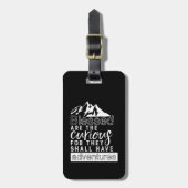 Inspirationskonzerte Wanderungen und Abenteuer Gepäckanhänger (Vorderseite vertikal)