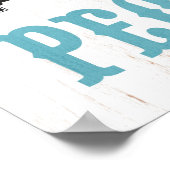 Inspirationskunst - Harte nicht lange Poster (Ecke)