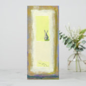 Inspirationskunst sollte er das sonnige Kaninchen Einladung (Stehend Vorderseite)