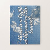 Inspirationslicht am Ende des Tunnels Puzzle (Vertikal)