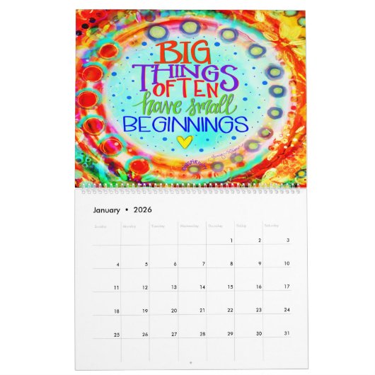 Inspirationslustige Inspirivity School Kalender (Jan 2026)