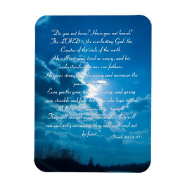 Inspirationsmagnet - Isaiah 40;28-31 Magnet