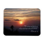 Inspirationsmagnet Psalm 31; 24 Magnet (Horizontal)