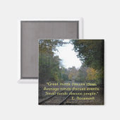 Inspirationsmagnete Großartige Geister diskutieren Magnet (Vorderseite/Rückseite)