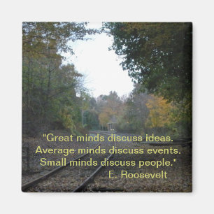 Inspirationsmagnete Großartige Geister diskutieren Magnet