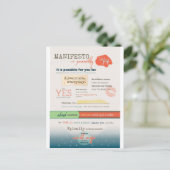 Inspirationsmanifest Postkarte (Stehend Vorderseite)