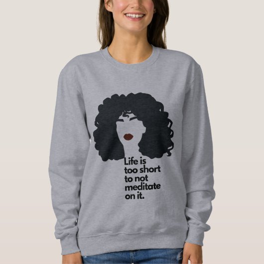 Inspirationsmantra Sweatshirt (Vorderseite)