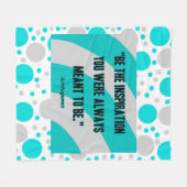 Inspirationsmedium-Baumwollvlies Fleecedecke (Vorderseite (Horizontal))