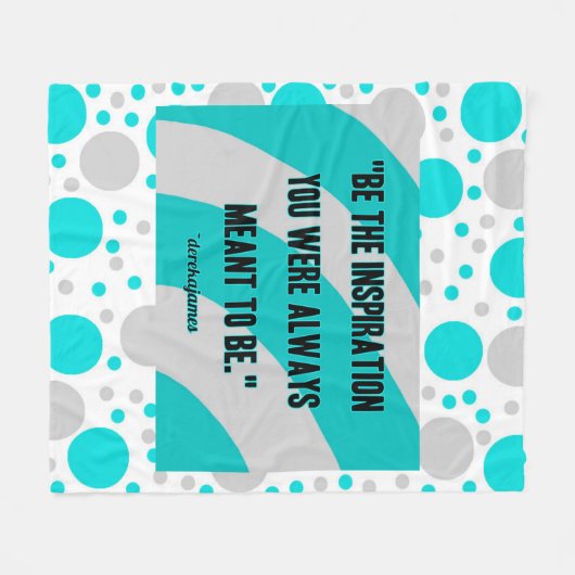 Inspirationsmedium-Baumwollvlies Fleecedecke (Vorderseite (Horizontal))