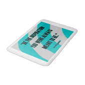 Inspirationsmittelmatte Badematte (Schrägansicht)