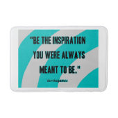 Inspirationsmittelmatte Badematte (Vorderseite)