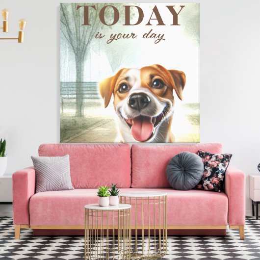 Inspirationsmotivation Leinwanddruck (Insitu (Wohnzimmer))