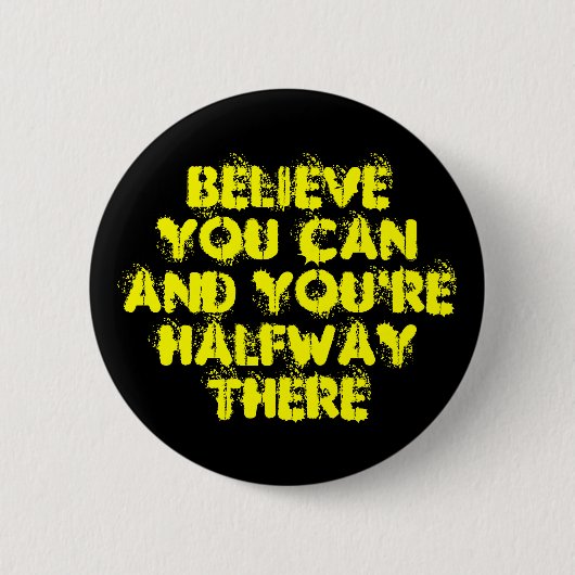 Inspirationsmotivation Positive Erfolgsquoten Button (Vorderseite)
