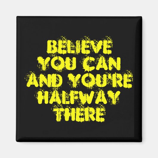 Inspirationsmotivation Positive Erfolgsquoten Magnet (Vorne)