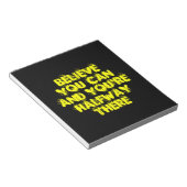 Inspirationsmotivation Positive Erfolgsquoten Notizblock (angewinkelt)