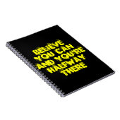 Inspirationsmotivation Positive Erfolgsquoten Notizblock (Rechte Seite)