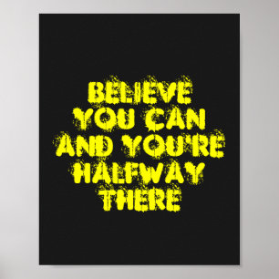 Inspirationsmotivation Positive Erfolgsquoten Poster