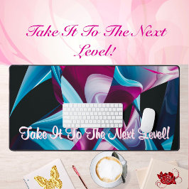 Inspirationsmotivation Zitat flüssig Abstrakt Schreibtischunterlage