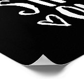 Inspirationsmotivation Zitat Geboren, um sich ausz Poster (Ecke)