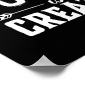 Inspirationsmotivation Zitat schaffen die Zukunft Poster (Ecke)