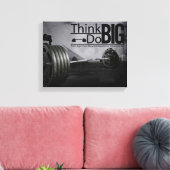 Inspirationsmotivation Zitate Workout Poster Leinwanddruck (Insitu (Wohnzimmer))