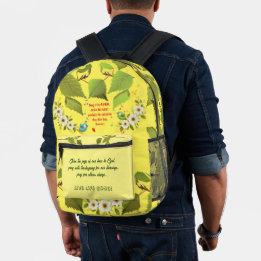 Inspirationsmotivationen Bedruckter Rucksack