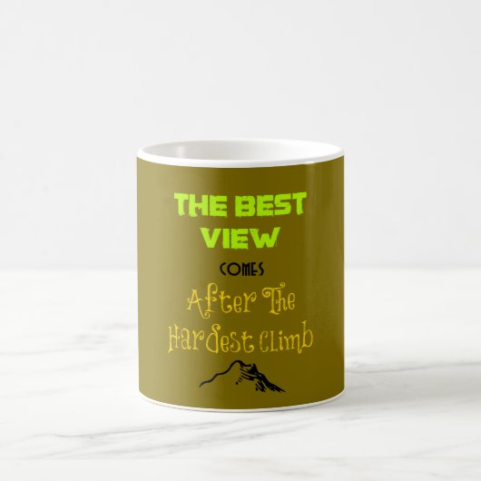 Inspirationsmotivierende Quotentypografie Kaffeetasse (Mittel)