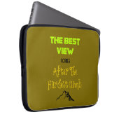 Inspirationsmotivierende Wander-Quote-Typografie Laptopschutzhülle (Vorne Rechts)