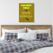 Inspirationsmotivierende Wander-Quote-Typografie Leinwanddruck (Insitu (Schlafzimmer))