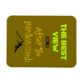 Inspirationsmotivierende Wander-Quote-Typografie Magnet (Horizontal)