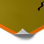 Inspirationsmotivierende Wander-Quote-Typografie Poster (Ecke)