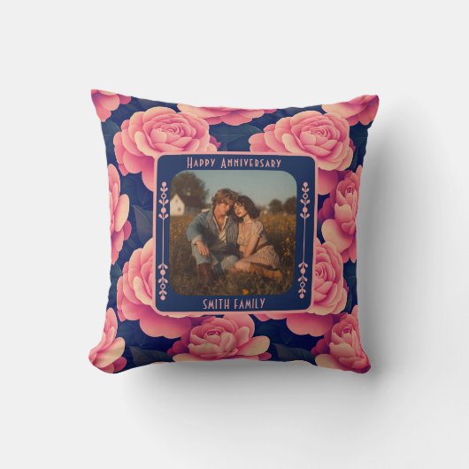 InspirationsMr. und Mrs. Wedding Throw Kissen (Vorderseite)