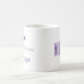 Inspirationsmütter Tag Typografie Courage Kaffeetasse (Mittel)