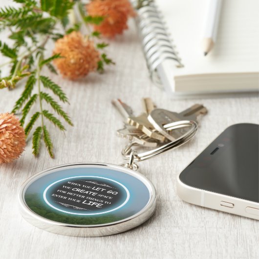 Inspirationsnebel Schlüsselanhänger (Seite)