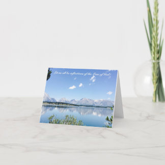 Inspirationsnotecard mit Landschaft