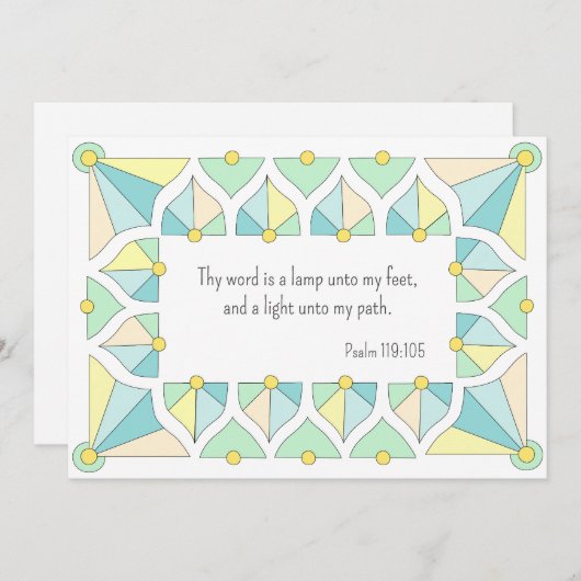 Inspirationsofferte Vintage CC1267-Karte (Vorne/Hinten)