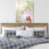 Inspirationsorchideen Leinwanddruck (Insitu (Schlafzimmer))