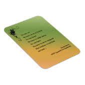 Inspirationspandemie Gedicht 1919 Magnet (Rechte Seite)