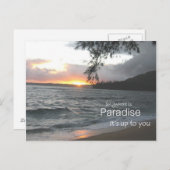 Inspirationsparadies Postkarte (Vorne/Hinten)