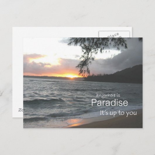 Inspirationsparadies Postkarte (Vorne/Hinten)