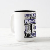 Inspirationsparamedizin Zweifarbige Tasse (Vorderseite Links)