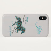 Inspirationspferd Case-Mate iPhone Hülle (Rückseite (Horizontal))