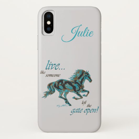 Inspirationspferd Case-Mate iPhone Hülle (Rückseite)