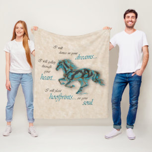 Inspirationspferd Fleecedecke
