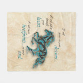 Inspirationspferd Fleecedecke (Vorderseite (Horizontal))