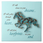 Inspirationspferd Fliese (Vorderseite)